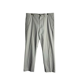 Banana Republic Men's Seagull Grey Aiden Fit Straight Leg Pants